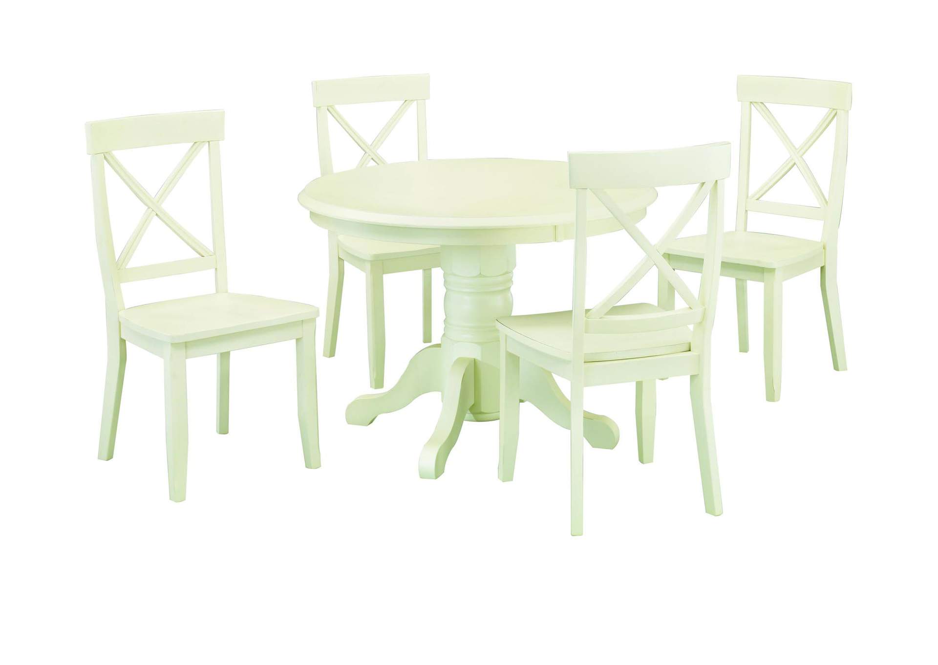 Warwick Off-White Dining Set,Homestyles