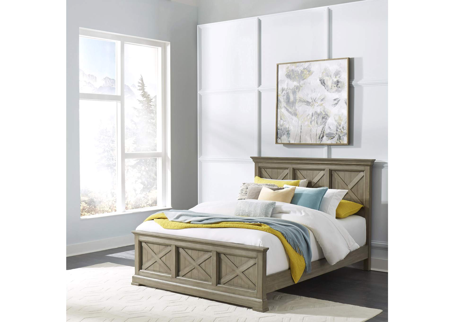 Walker Gray Queen Bed,Homestyles