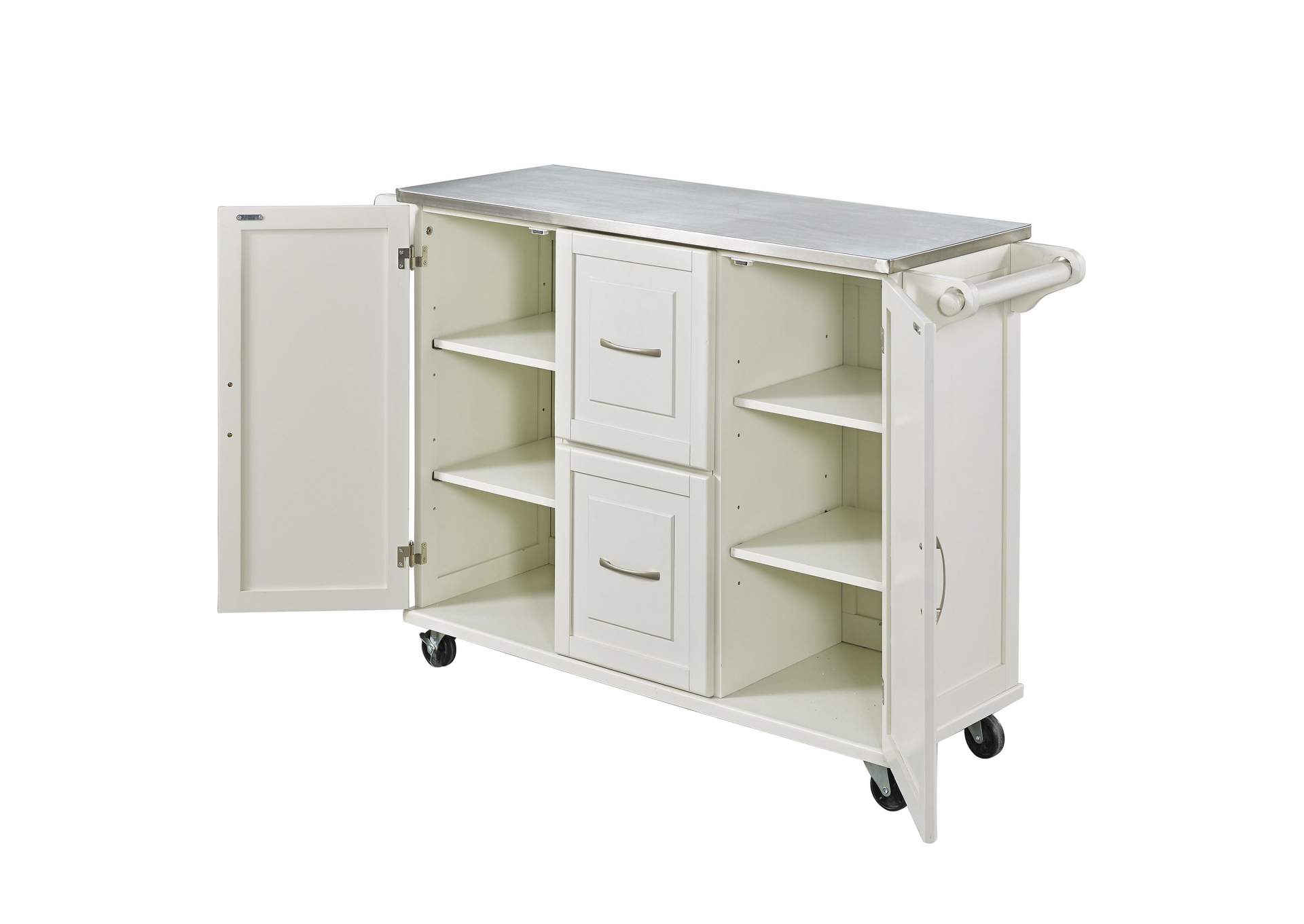 Blanche Kitchen Cart By Homestyles,Homestyles