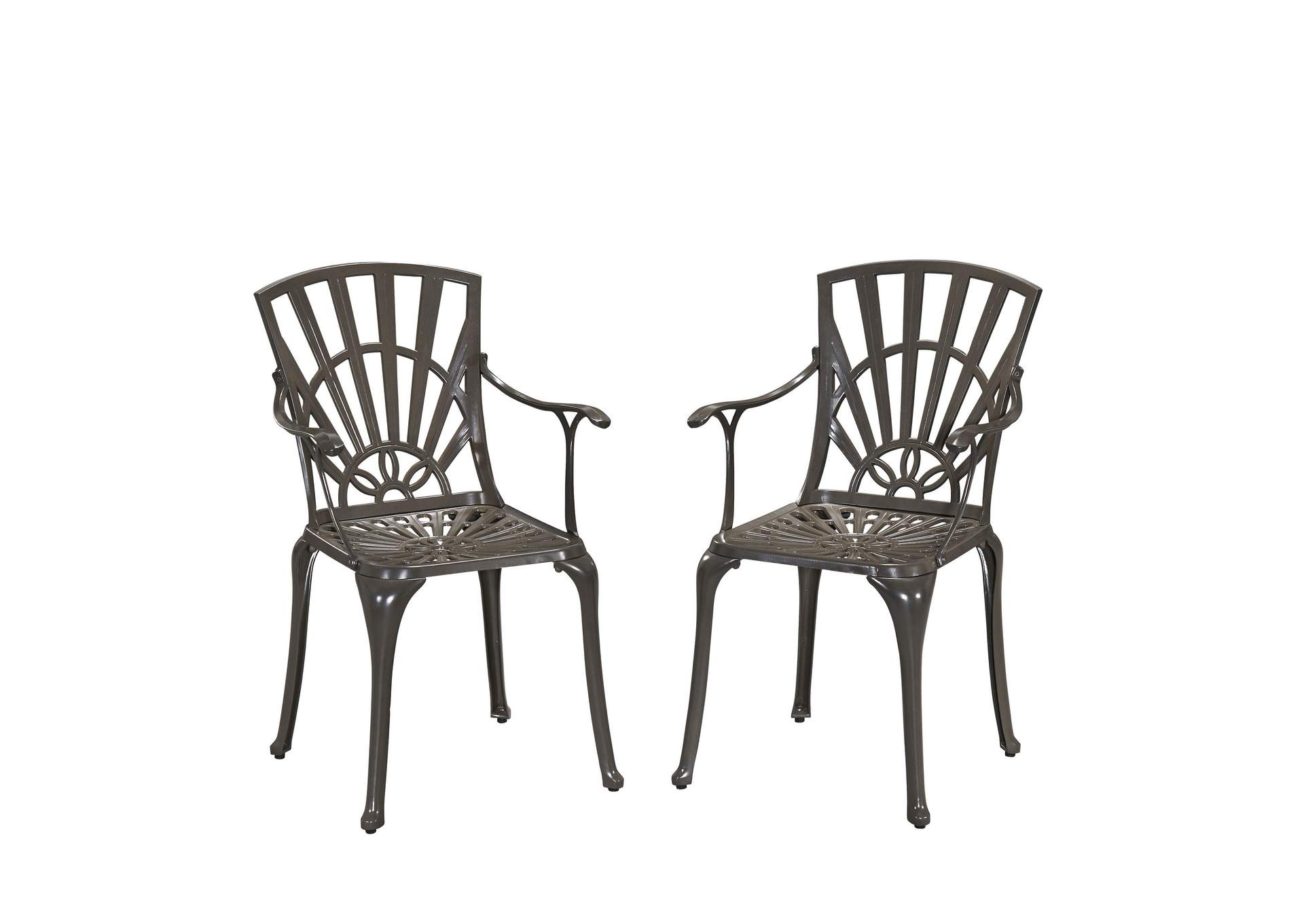 Grenada Khaki Gray 5 Piece Outdoor Dining Set,Homestyles