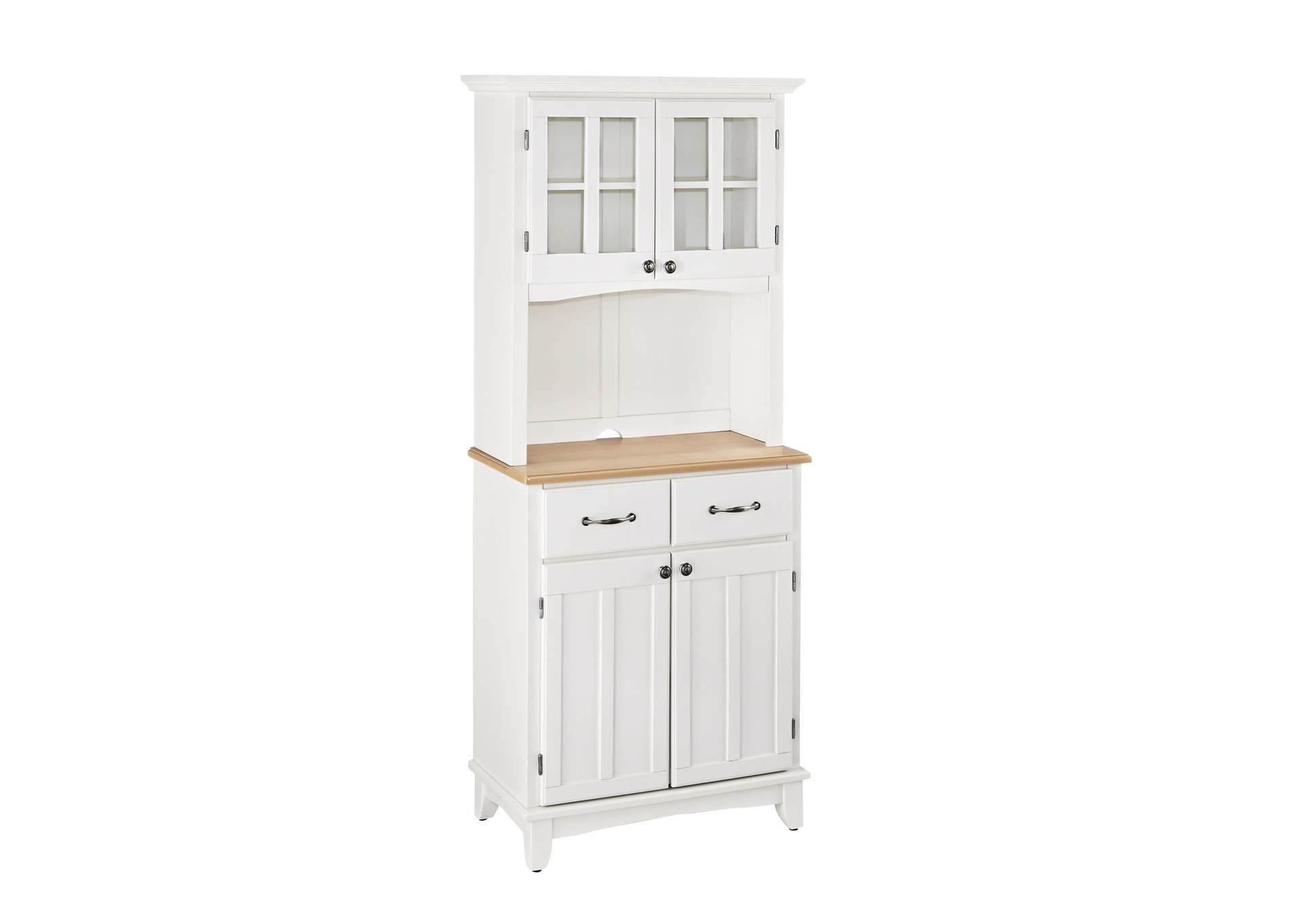 Walker Off-White Buffet with Hutch,Homestyles