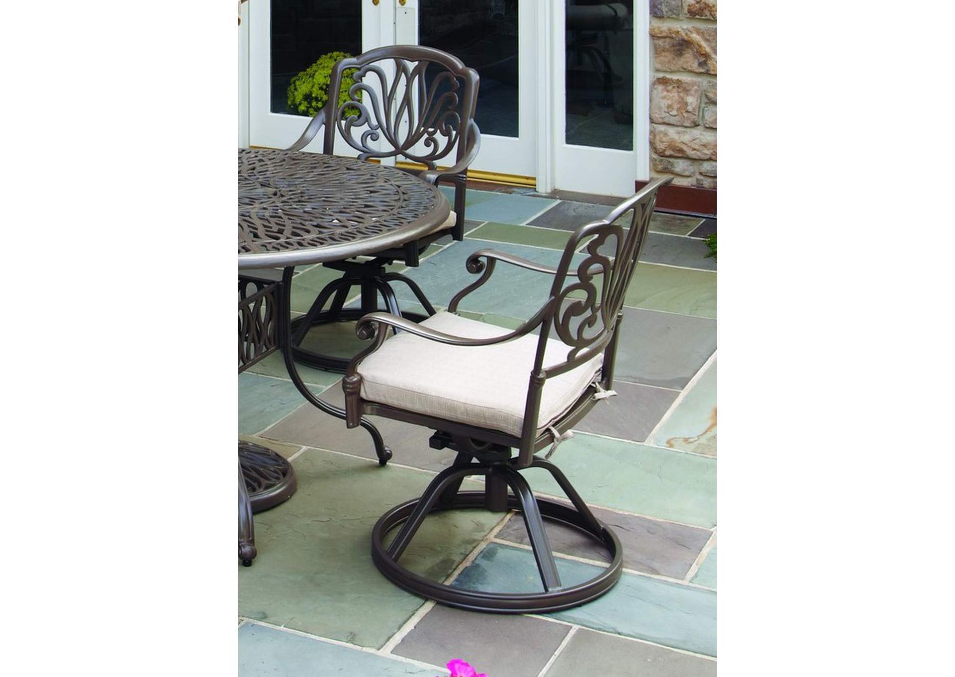 Capri Outdoor Swivel Rocking Chair By Homestyles,Homestyles