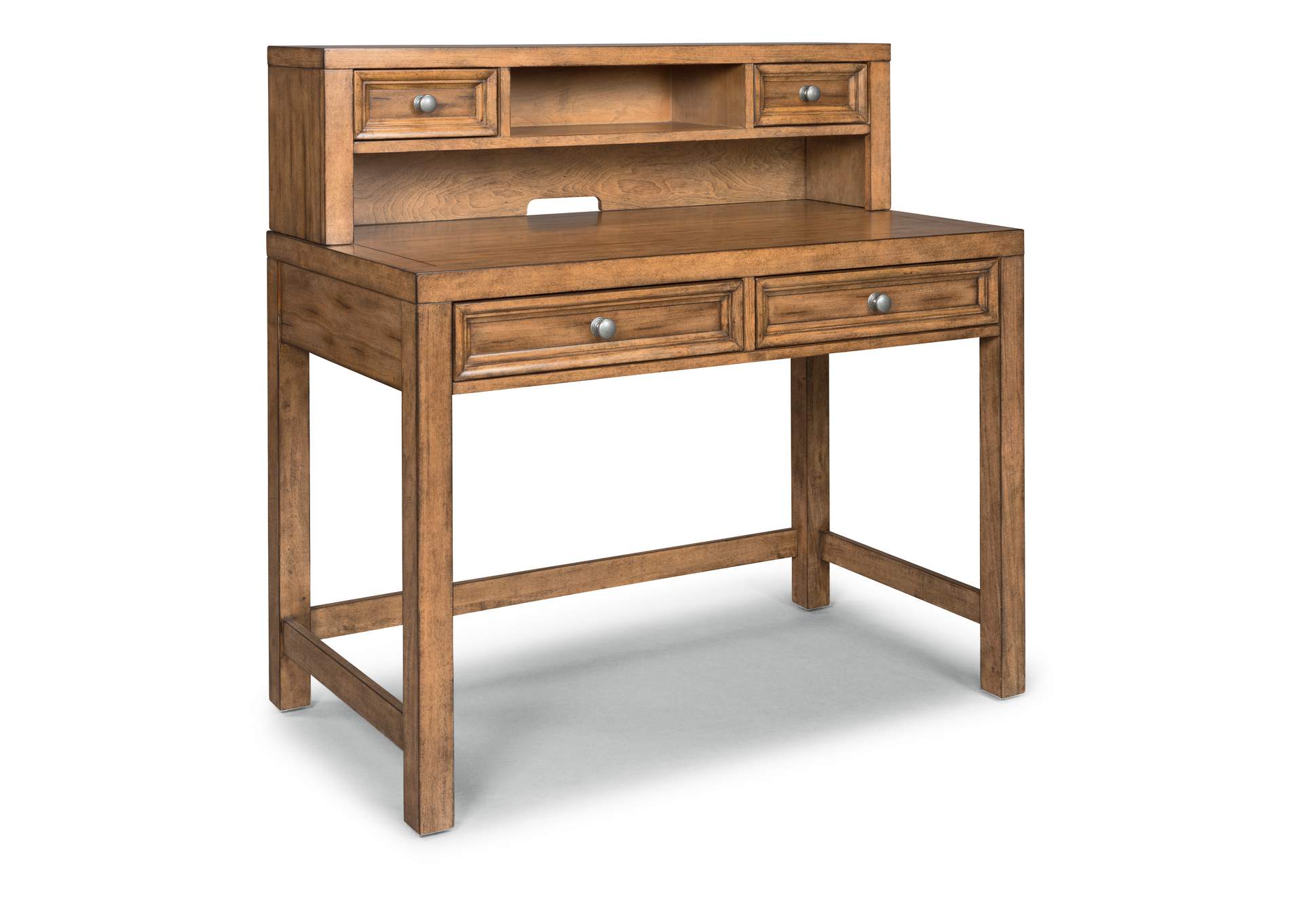 Tuscon Brown Desk with Hutch,Homestyles