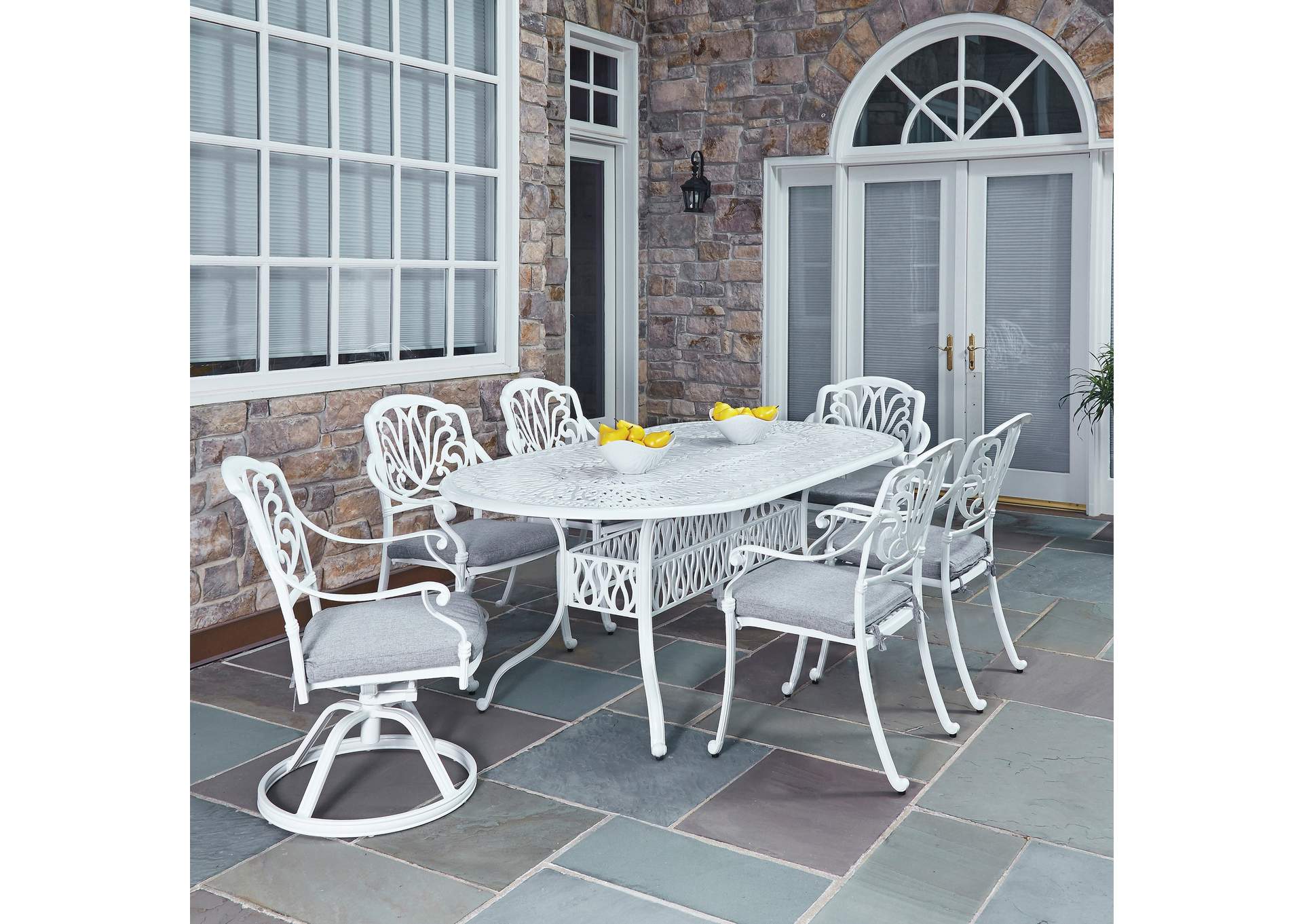 Capri Outdoor Swivel Rocking Chair By Homestyles,Homestyles