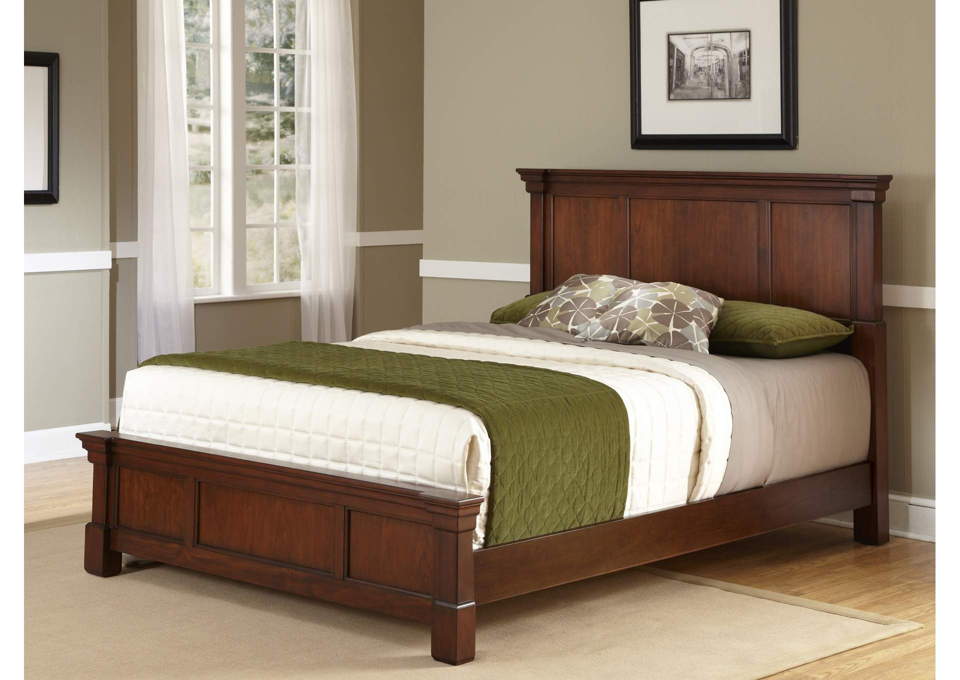 Aspen Brown Queen Bed,Homestyles