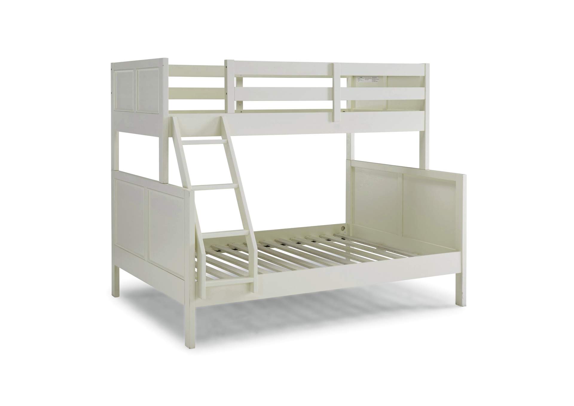 Century Off-White Twin Over Full Bunk Bed,Homestyles
