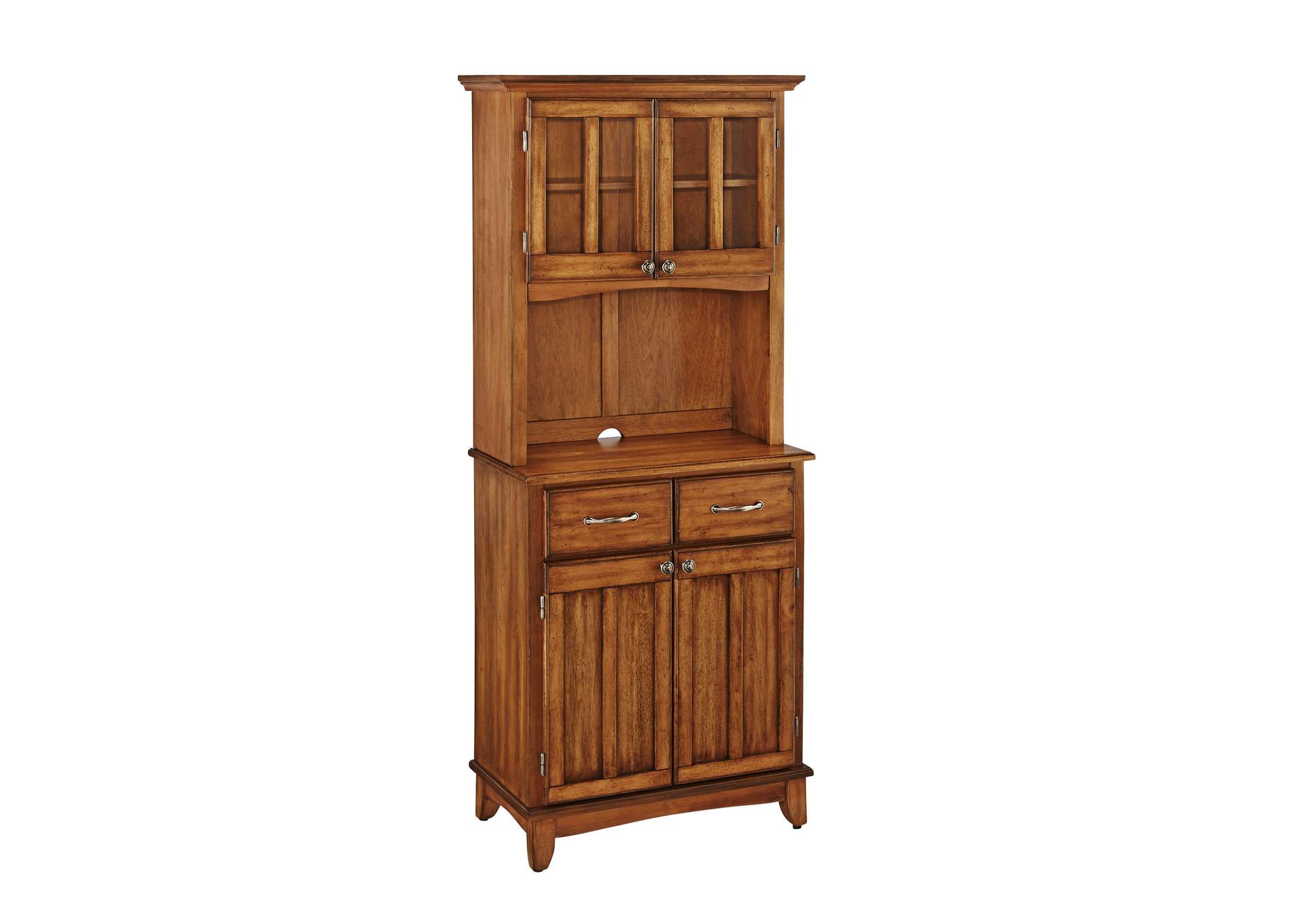 Walker Brown Buffet with Hutch,Homestyles
