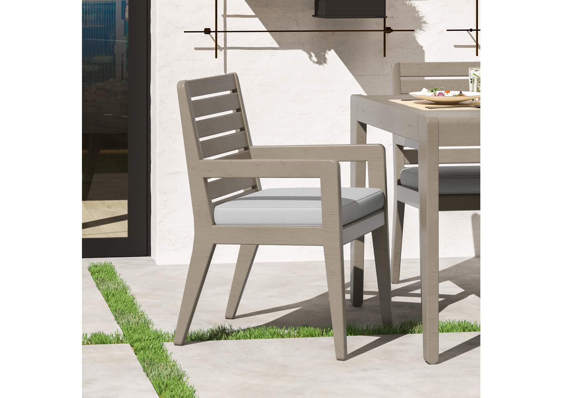 Sustain Outdoor Dining Armchair Pair By Homestyles,Homestyles