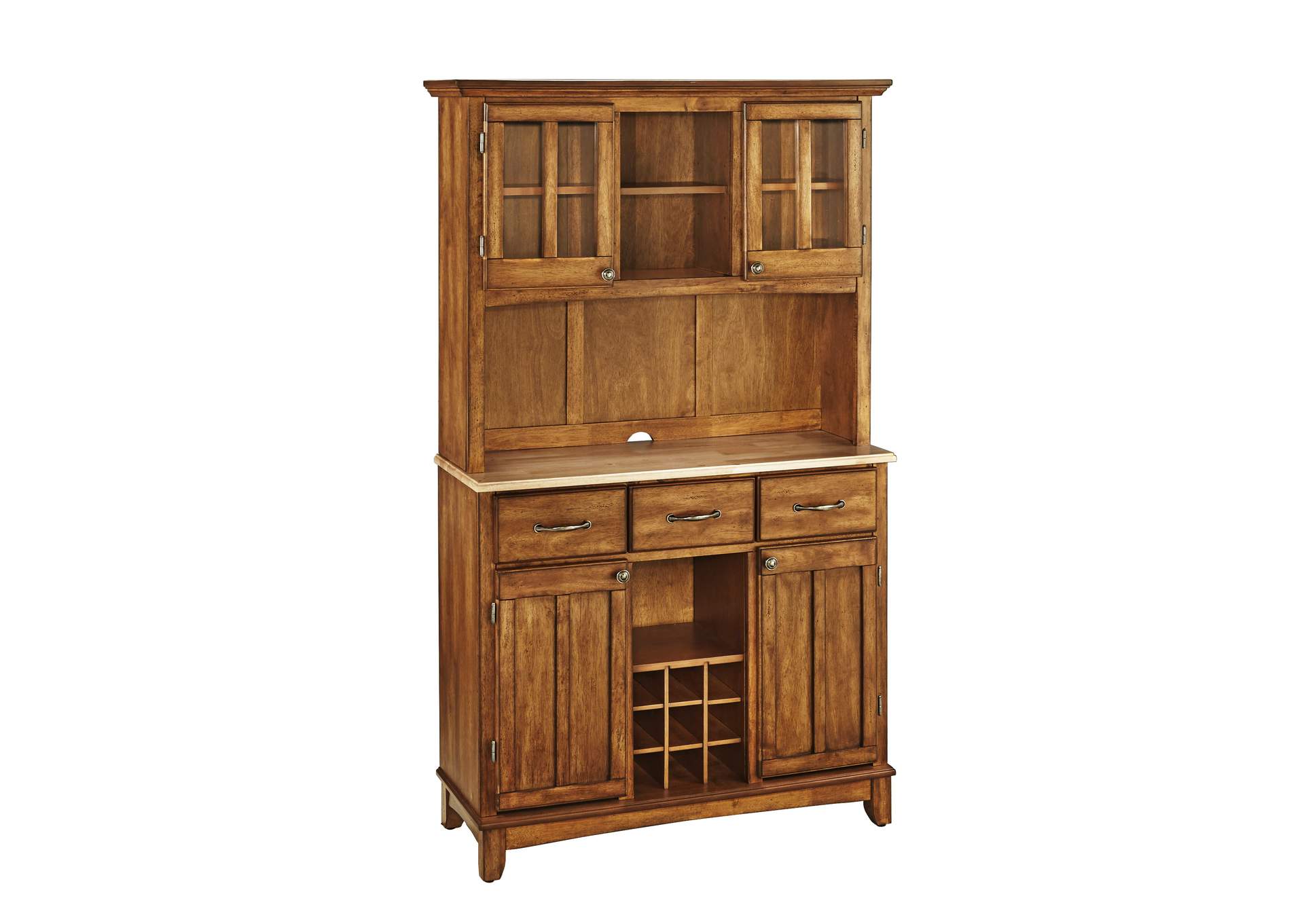 Hampton Server with Hutch by Homestyles,Homestyles