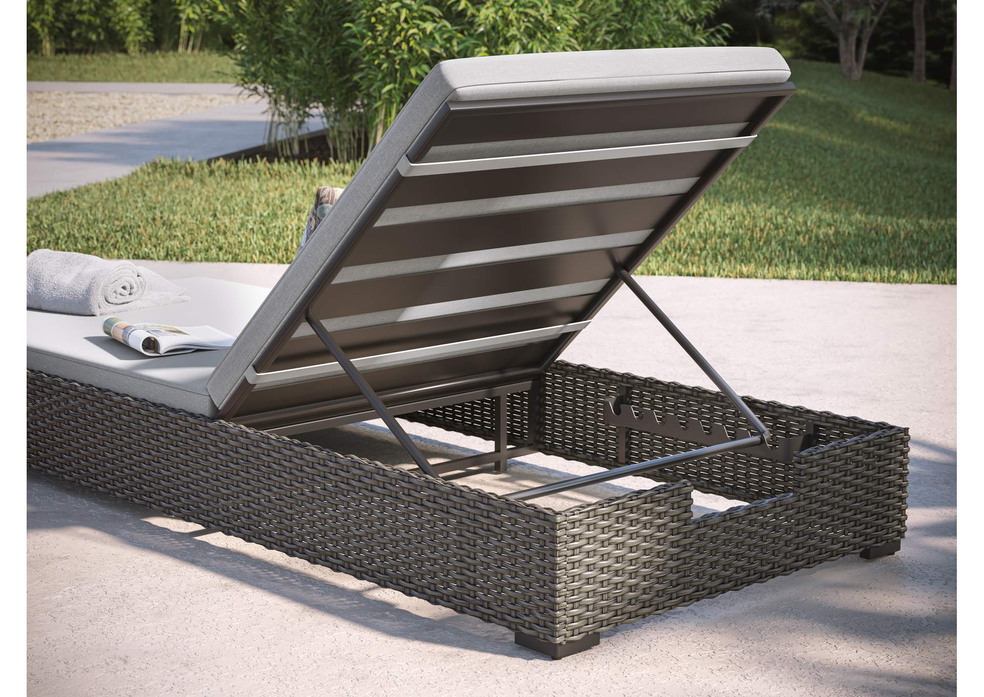 Boca Raton Outdoor Chaise Lounge By Homestyles,Homestyles