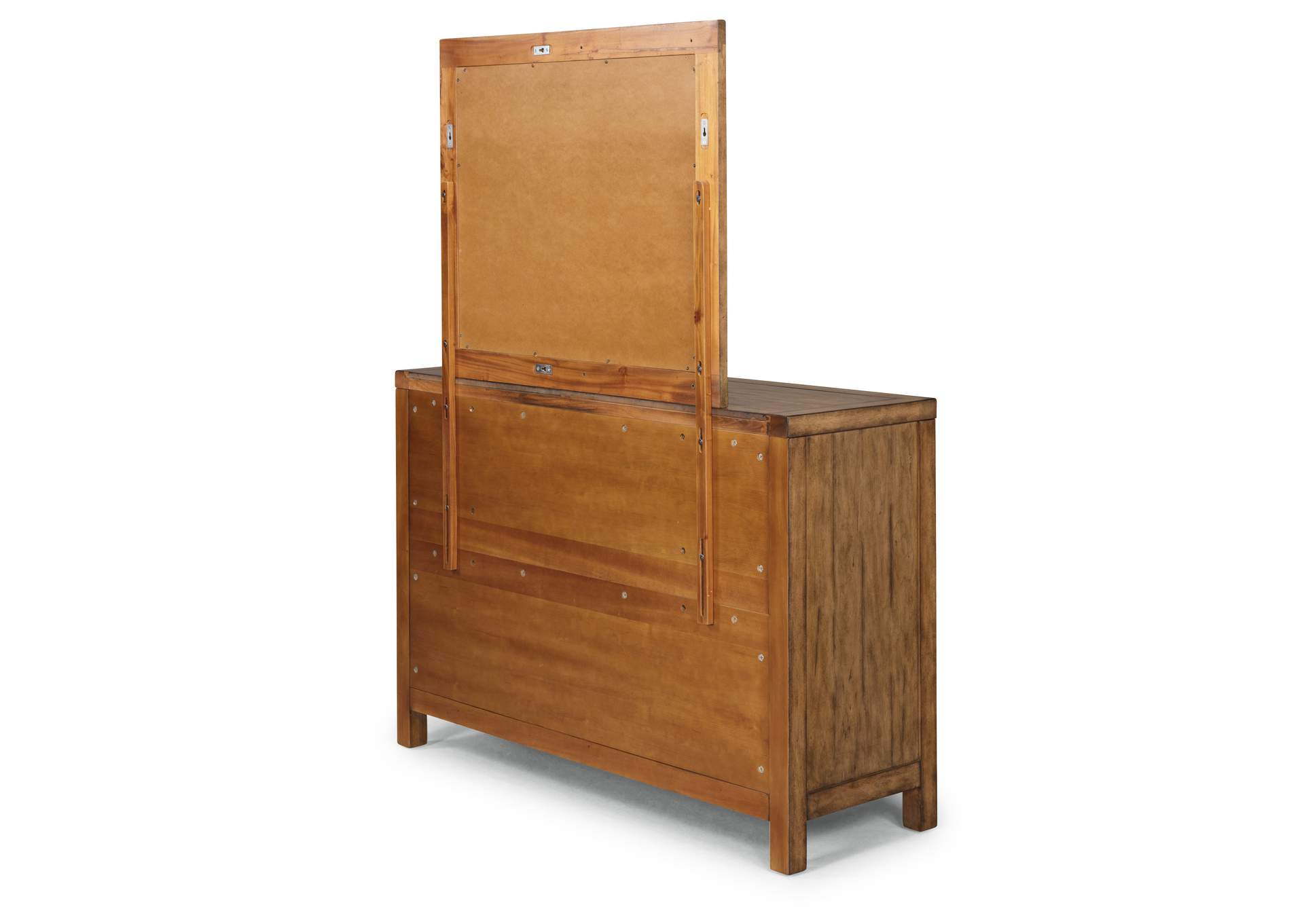 Tuscon Brown Dresser with Mirror,Homestyles