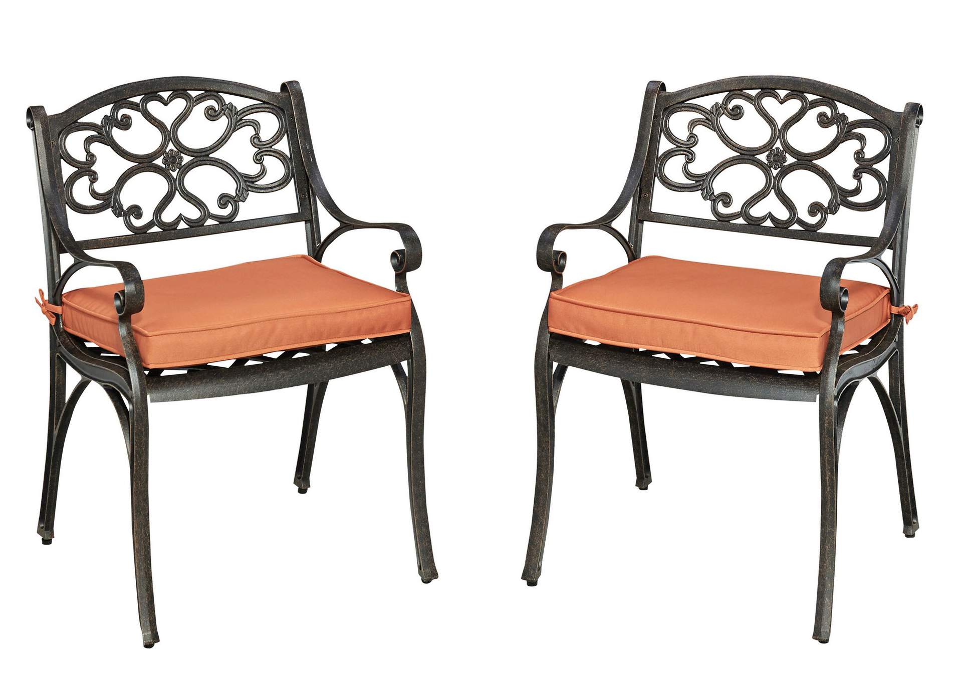 Sanibel Bronze Outdoor Chair Pair,Homestyles