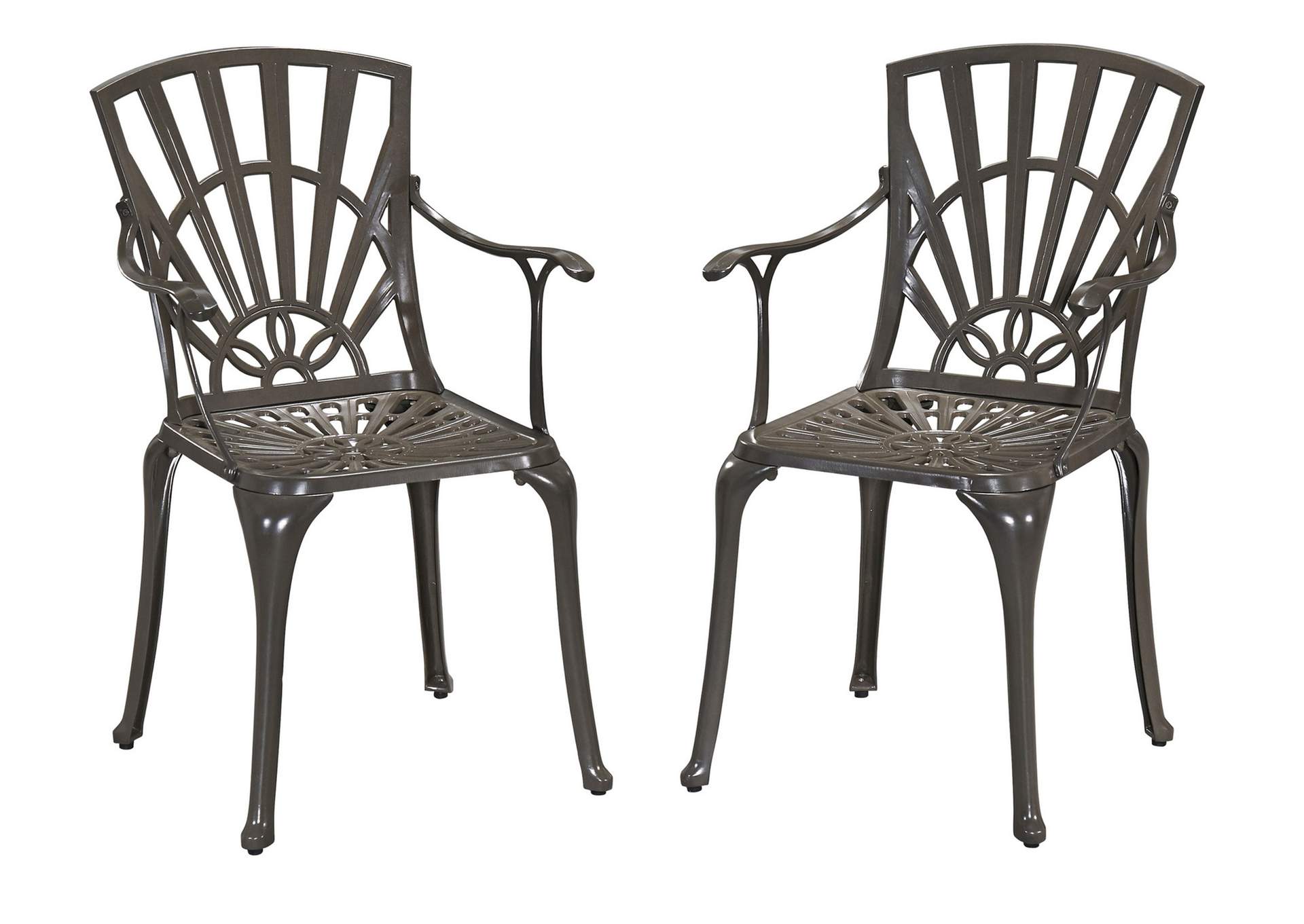 Grenada Outdoor Chair Pair By Homestyles,Homestyles