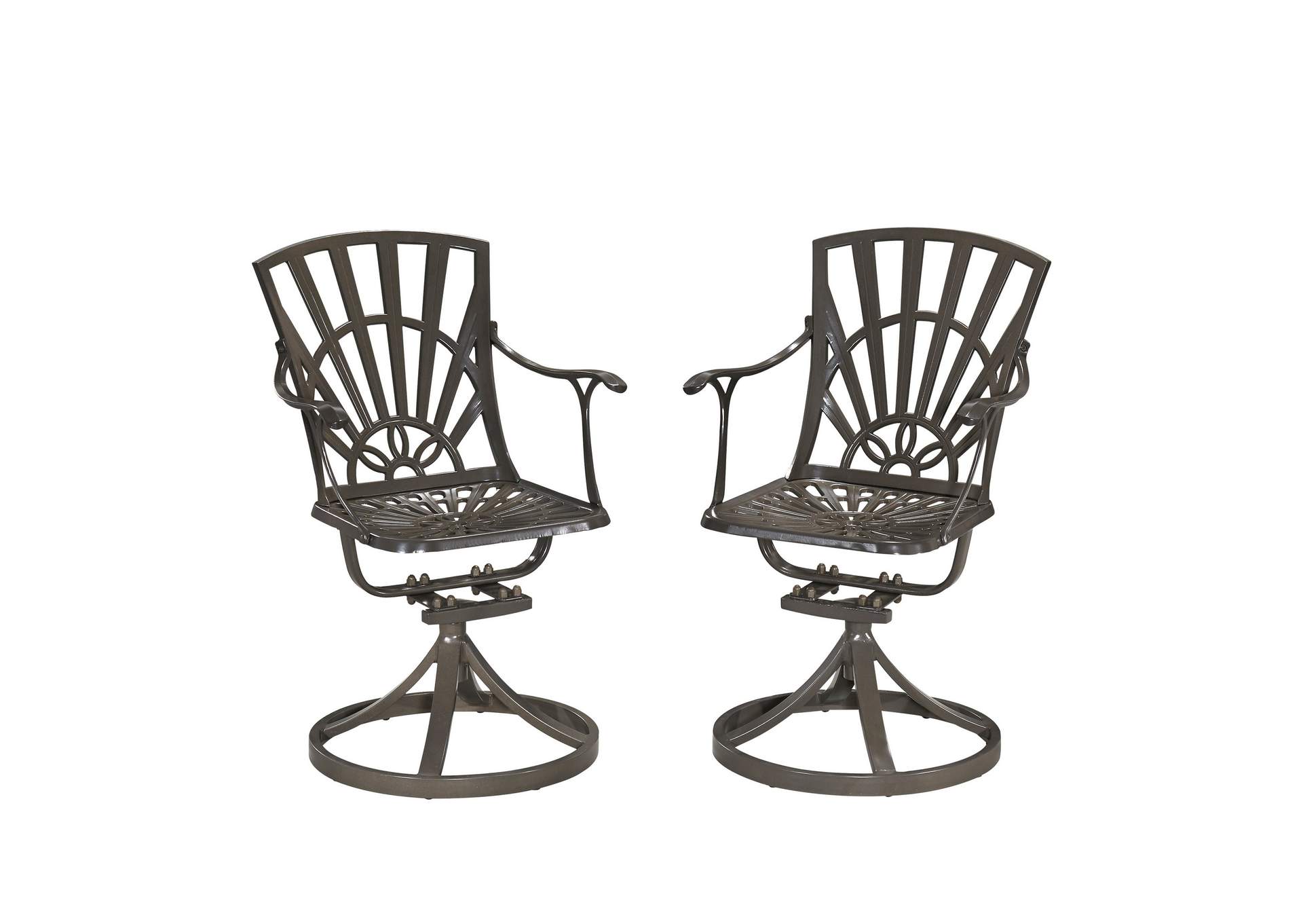 Grenada Outdoor Swivel Rocking Chair By Homestyles,Homestyles