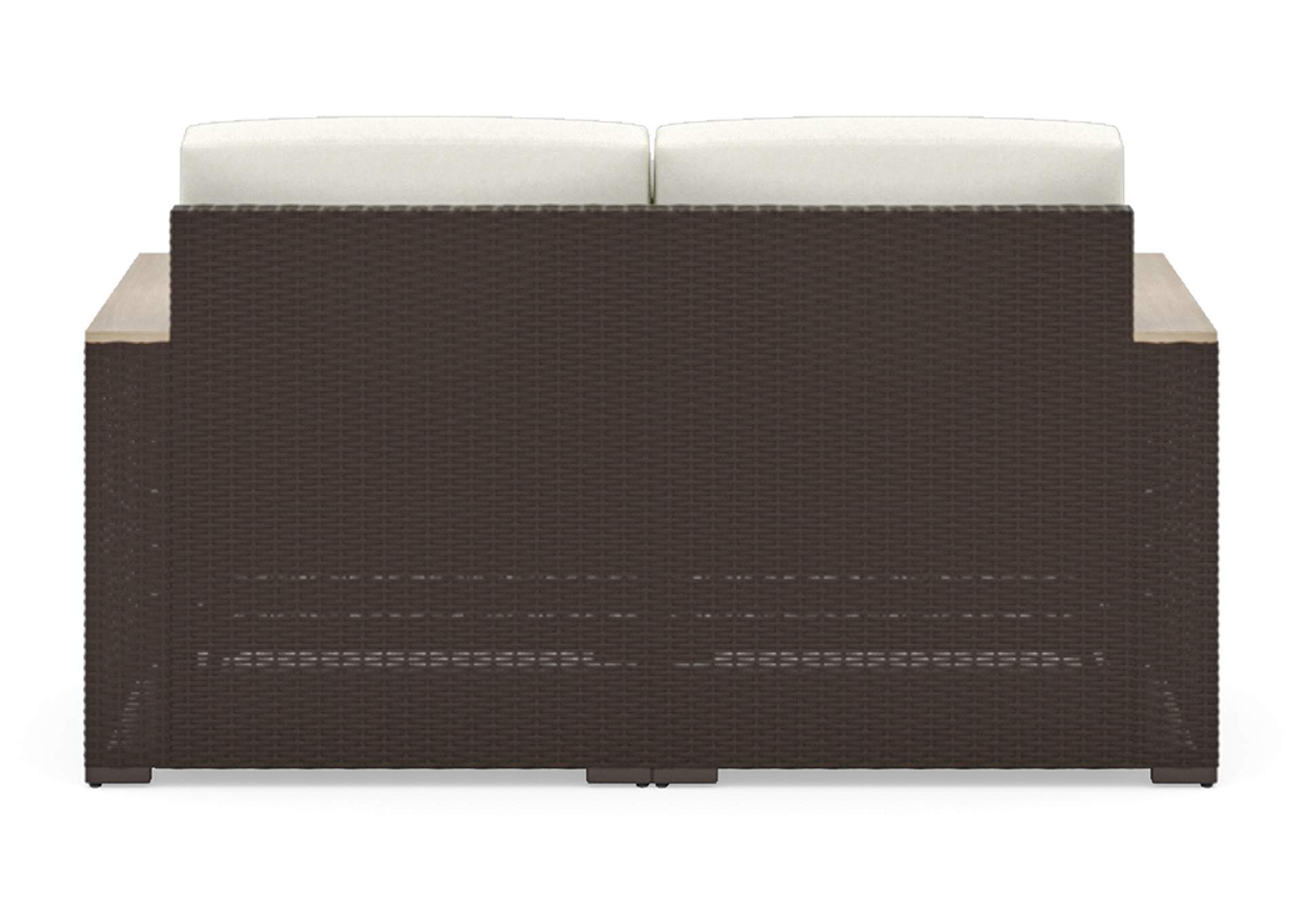 Palm Springs Brown Outdoor Loveseat,Homestyles