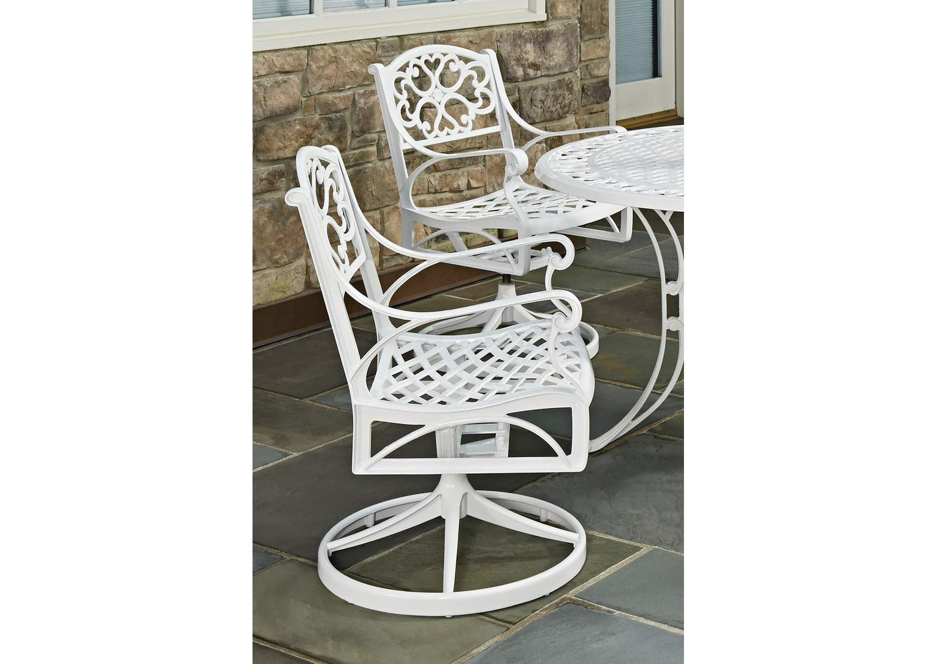 Sanibel Outdoor Swivel Rocking Chair By Homestyles,Homestyles