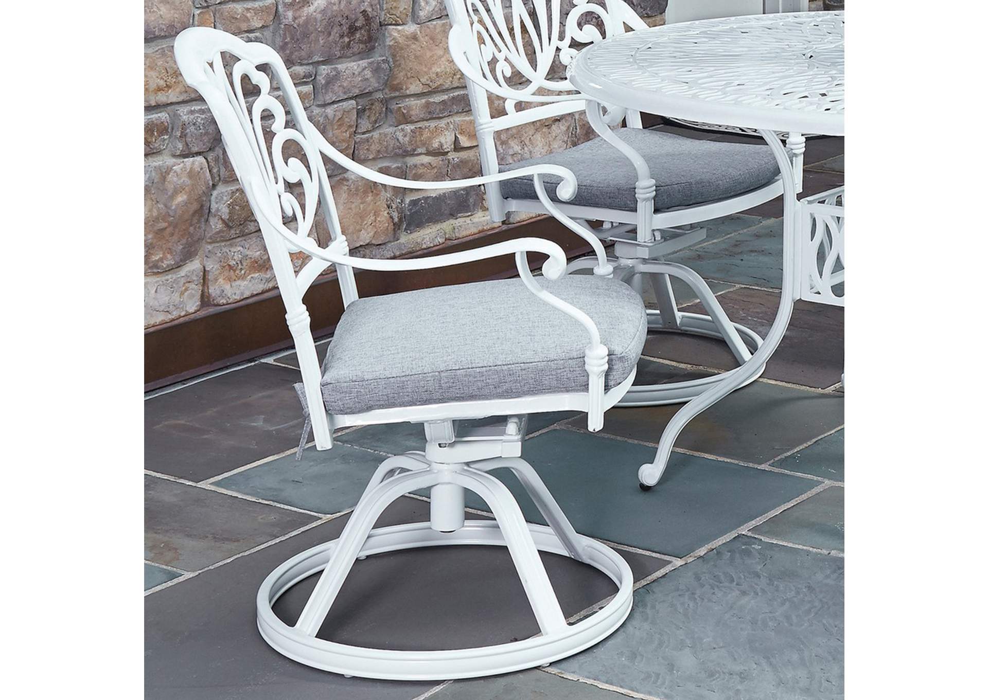 Capri Outdoor Swivel Rocking Chair By Homestyles,Homestyles