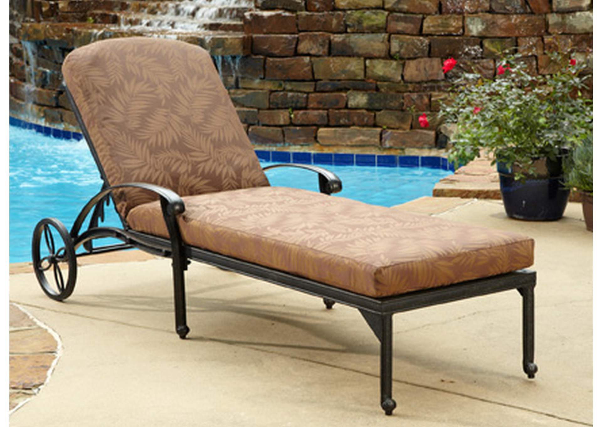 Capri Outdoor Chaise Lounge By Homestyles,Homestyles