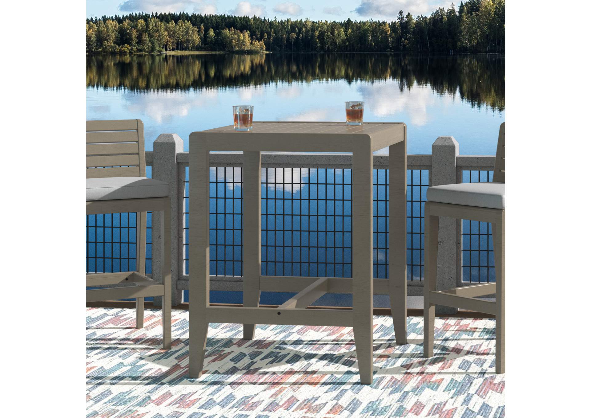 Sustain Outdoor High Bistro Table By Homestyles,Homestyles