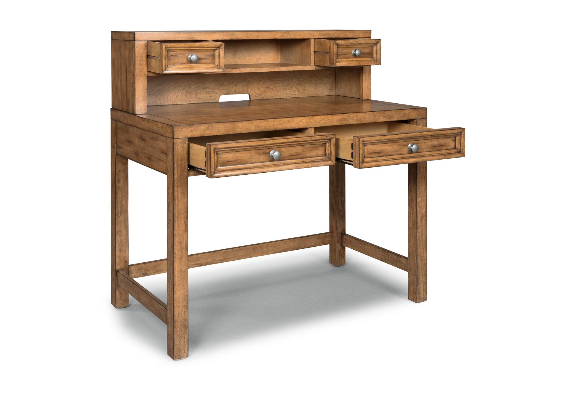 Tuscon Brown Desk with Hutch,Homestyles