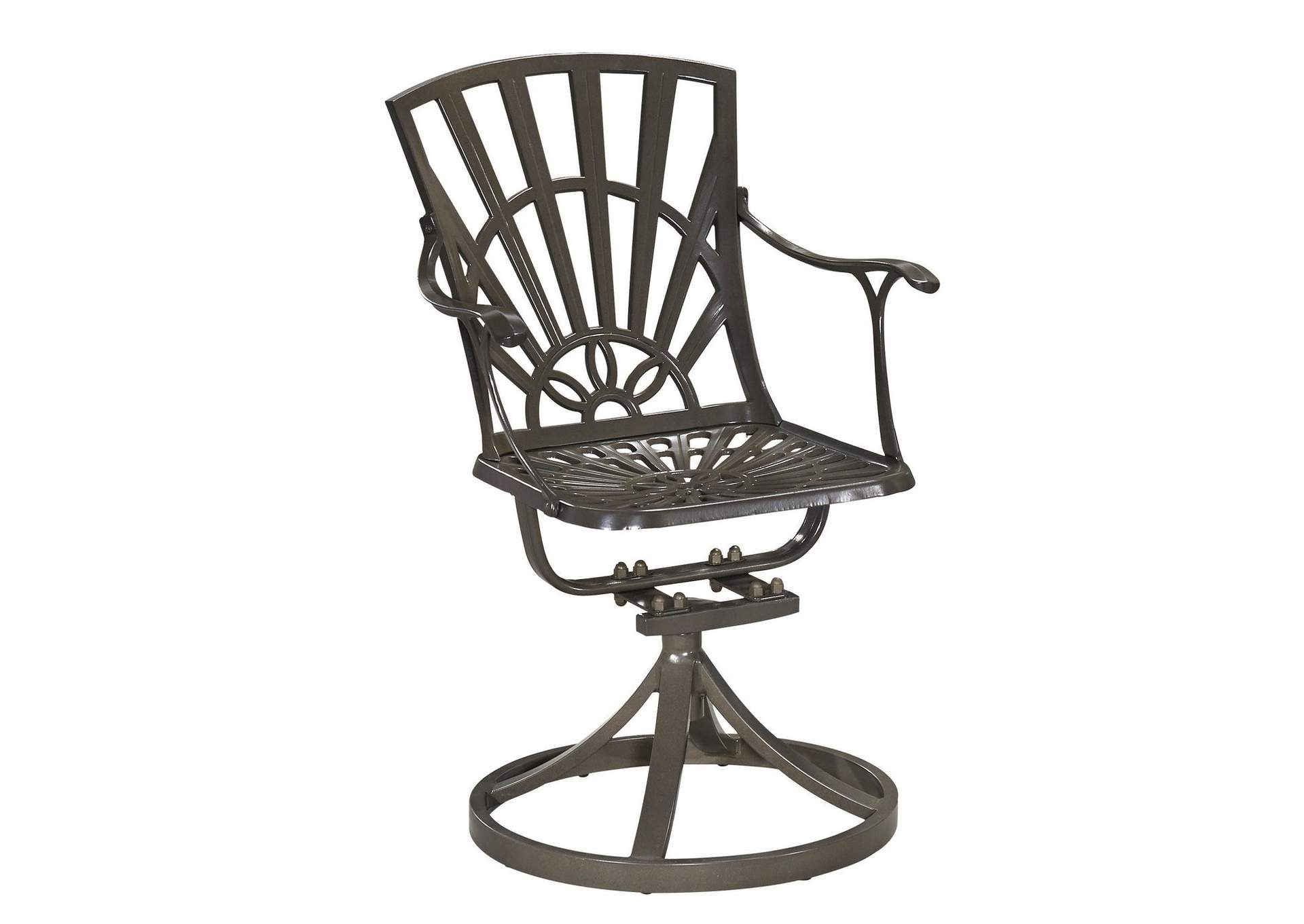 Grenada Outdoor Swivel Rocking Chair By Homestyles,Homestyles