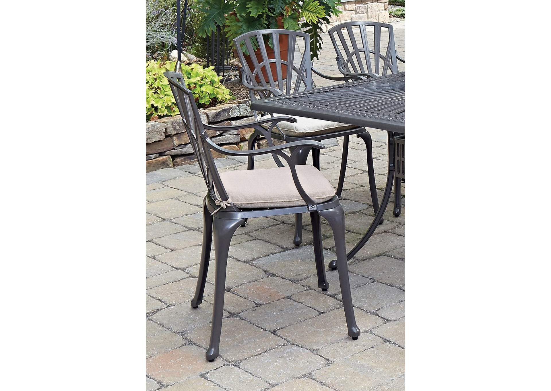Grenada Outdoor Chair Pair By Homestyles,Homestyles