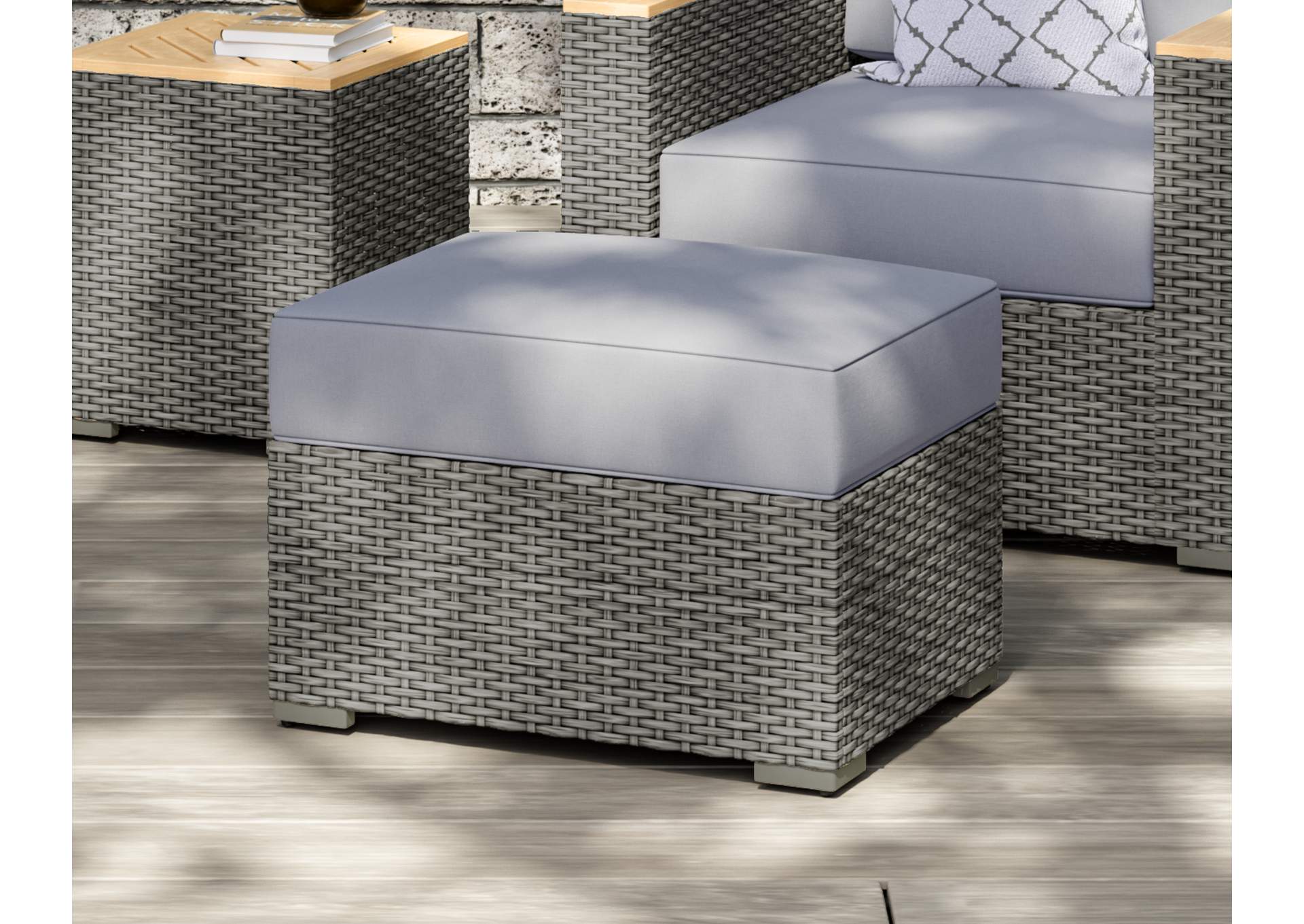 Boca Raton Outdoor Ottoman By Homestyles,Homestyles