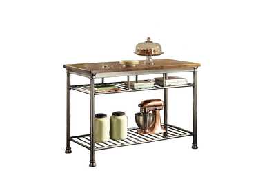 Image for Orleans Brown Kitchen Island