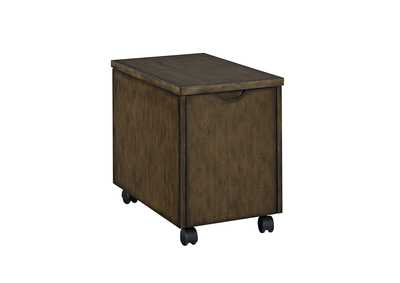 Image for Xcel Brown Mobile File Cabinet