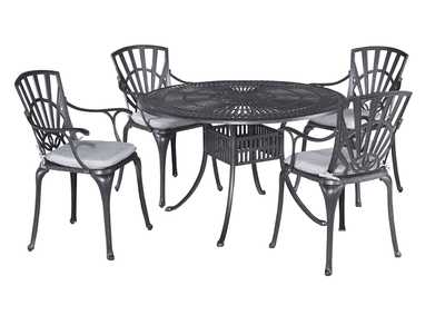 Image for Grenada Charcoal 5 Piece Outdoor Dining Set