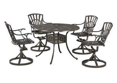 Image for Grenada Khaki Gray 5 Piece Outdoor Dining Set