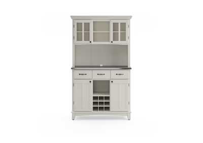 Image for Hampton Off-White Buffet with Hutch