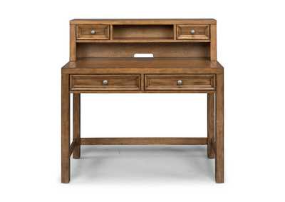 Image for Tuscon Brown Desk with Hutch