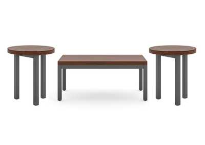 Image for Merge Brown 3-Piece Coffee Table Set