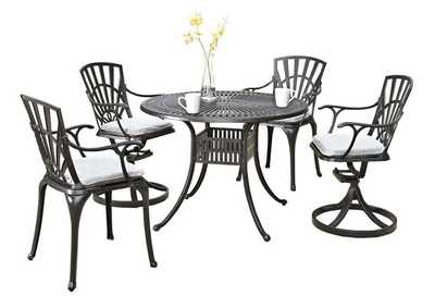 Image for Grenada Charcoal 5 Piece Outdoor Dining Set
