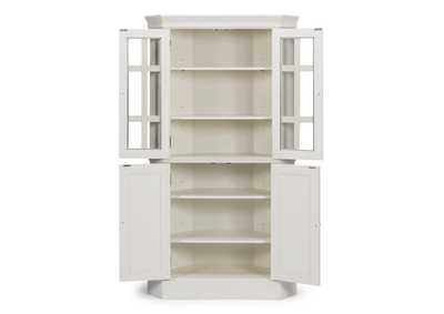 Image for Bay Lodge Corner China Cabinet by Homestyles