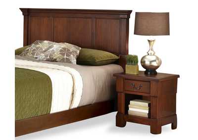 Image for Aspen Brown King Headboard and Nightstand