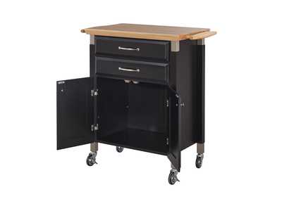 Image for Blanche Black Kitchen Cart