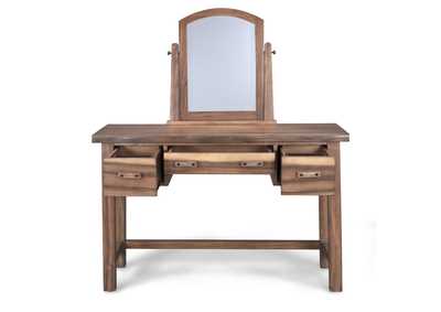 Image for Forest Retreat Brown Vanity with Mirror