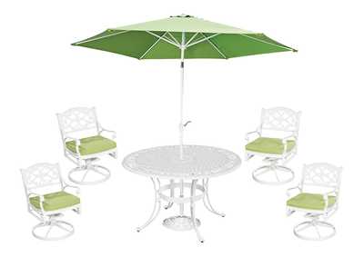 Image for Sanibel White 6 Piece Outdoor Dining Set