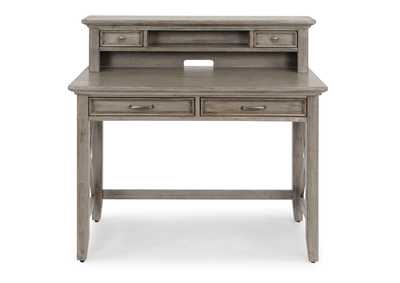 Image for Walker Gray Desk with Hutch