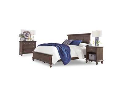 Image for Marie Brown Queen Bed, Nightstand and Chest