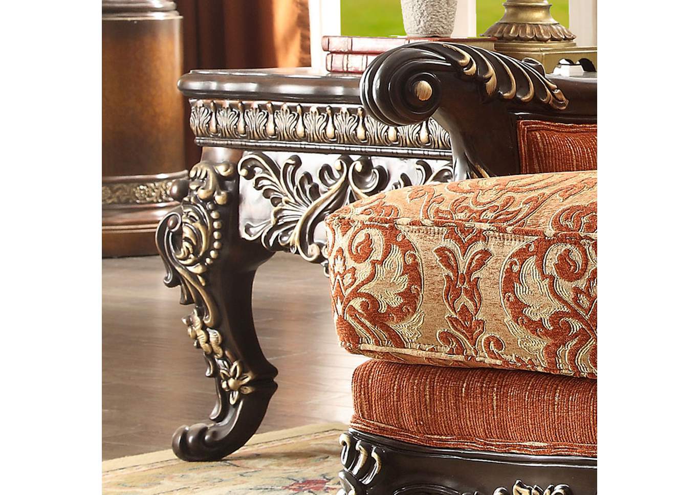 Extra Dark Walnut End Table,Homey Design