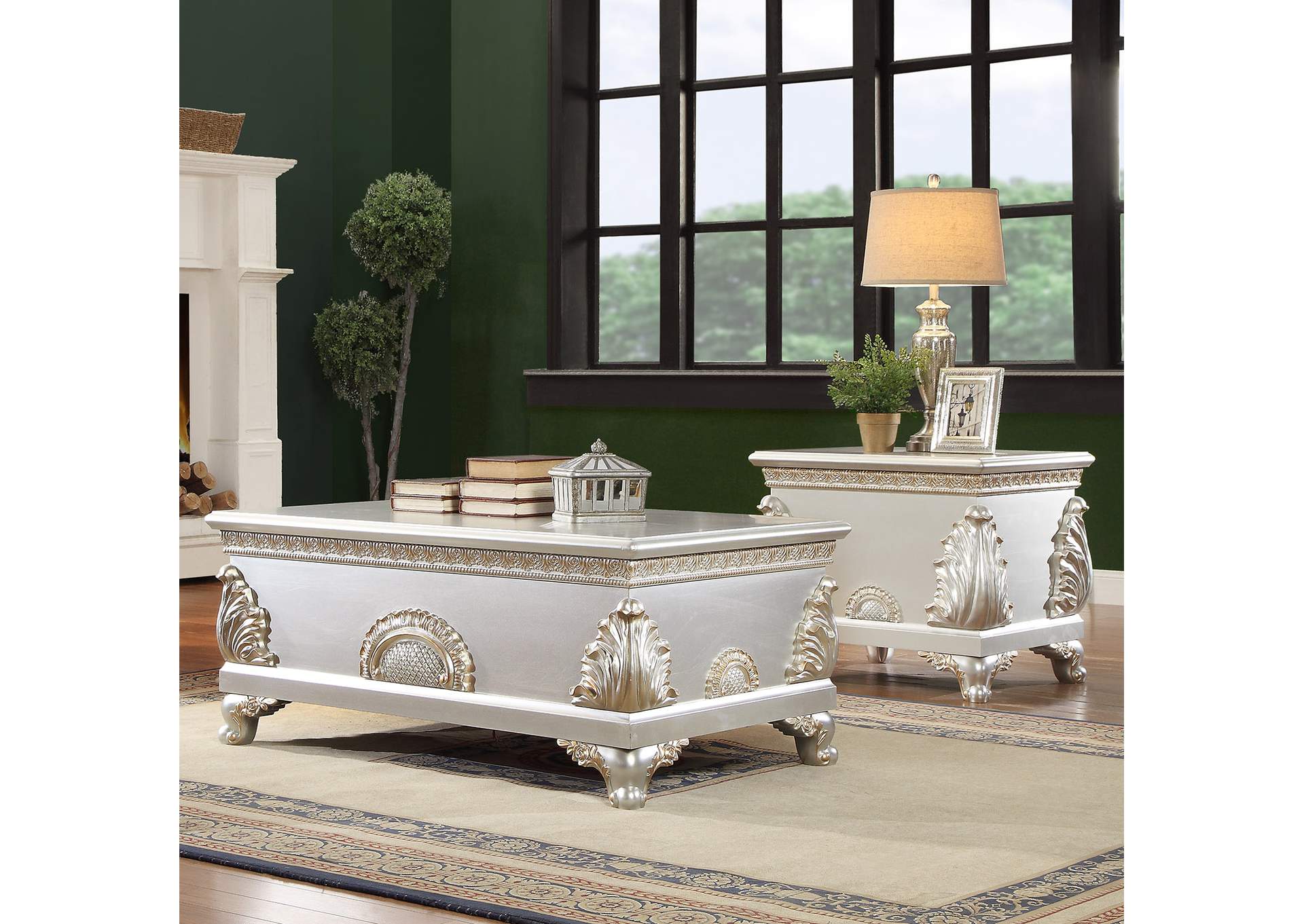 3 Piece Coffee Table Set,Homey Design