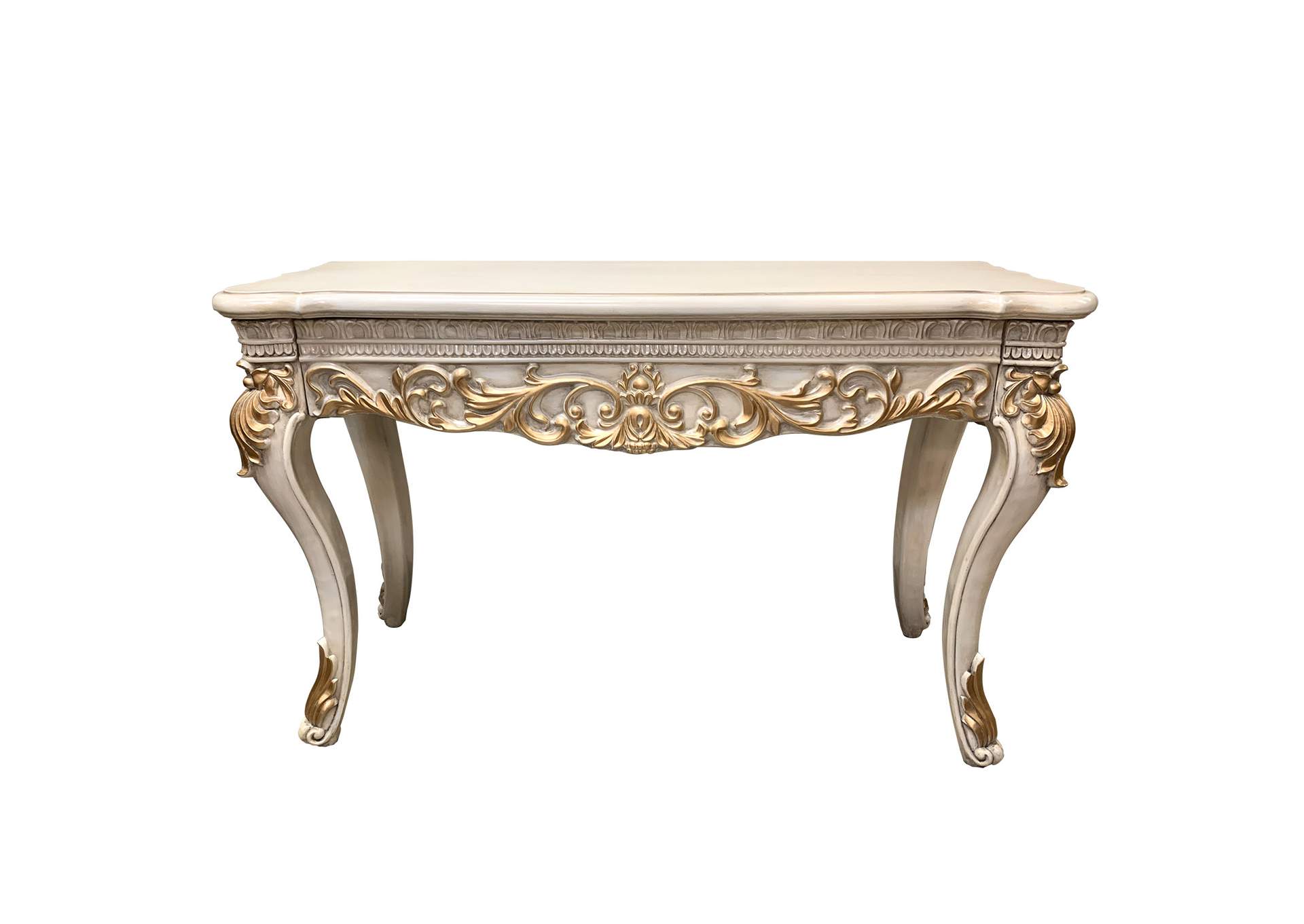 Plantation Cove White Console Table,Homey Design