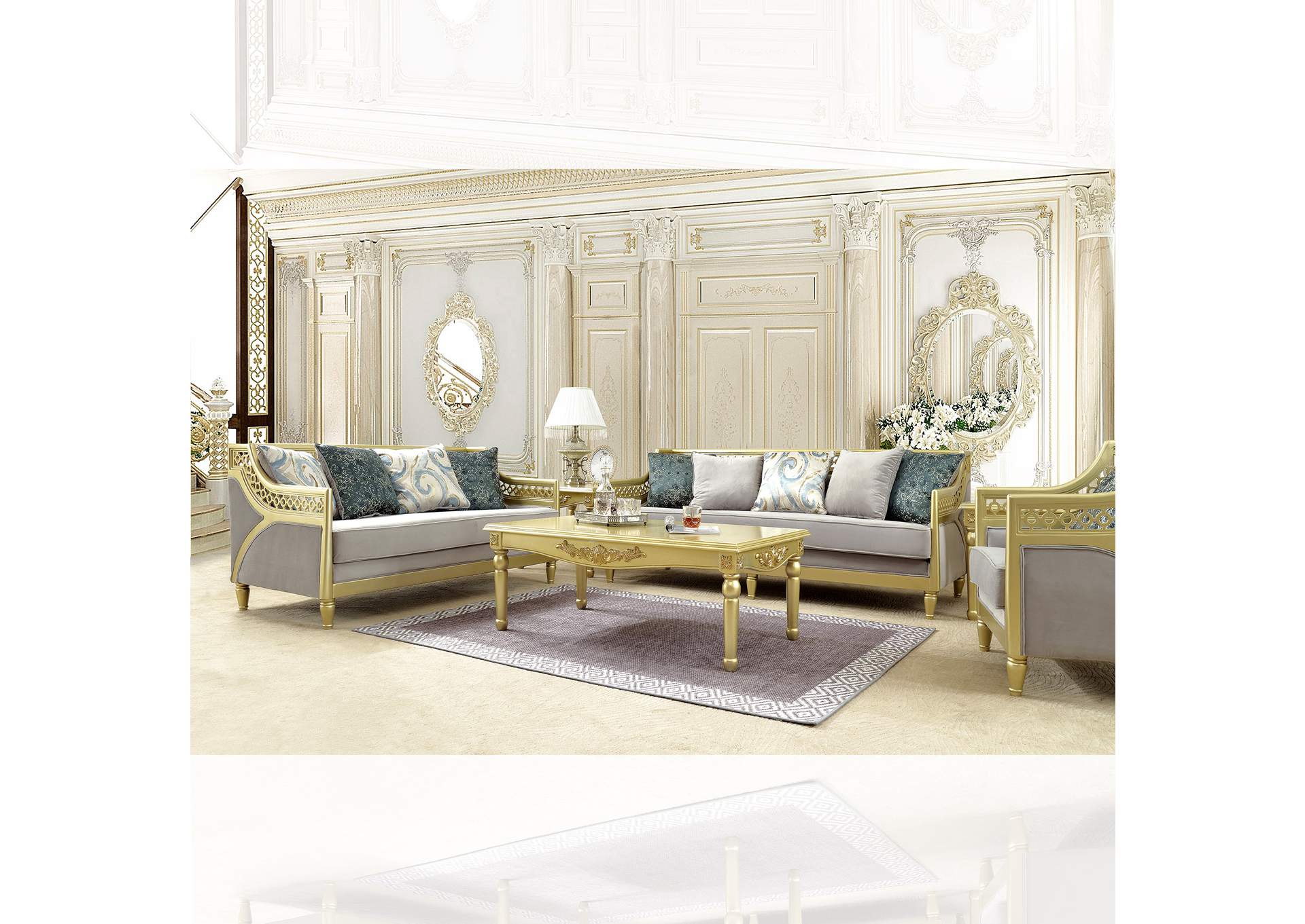 3 Piece Sofa Set,Homey Design