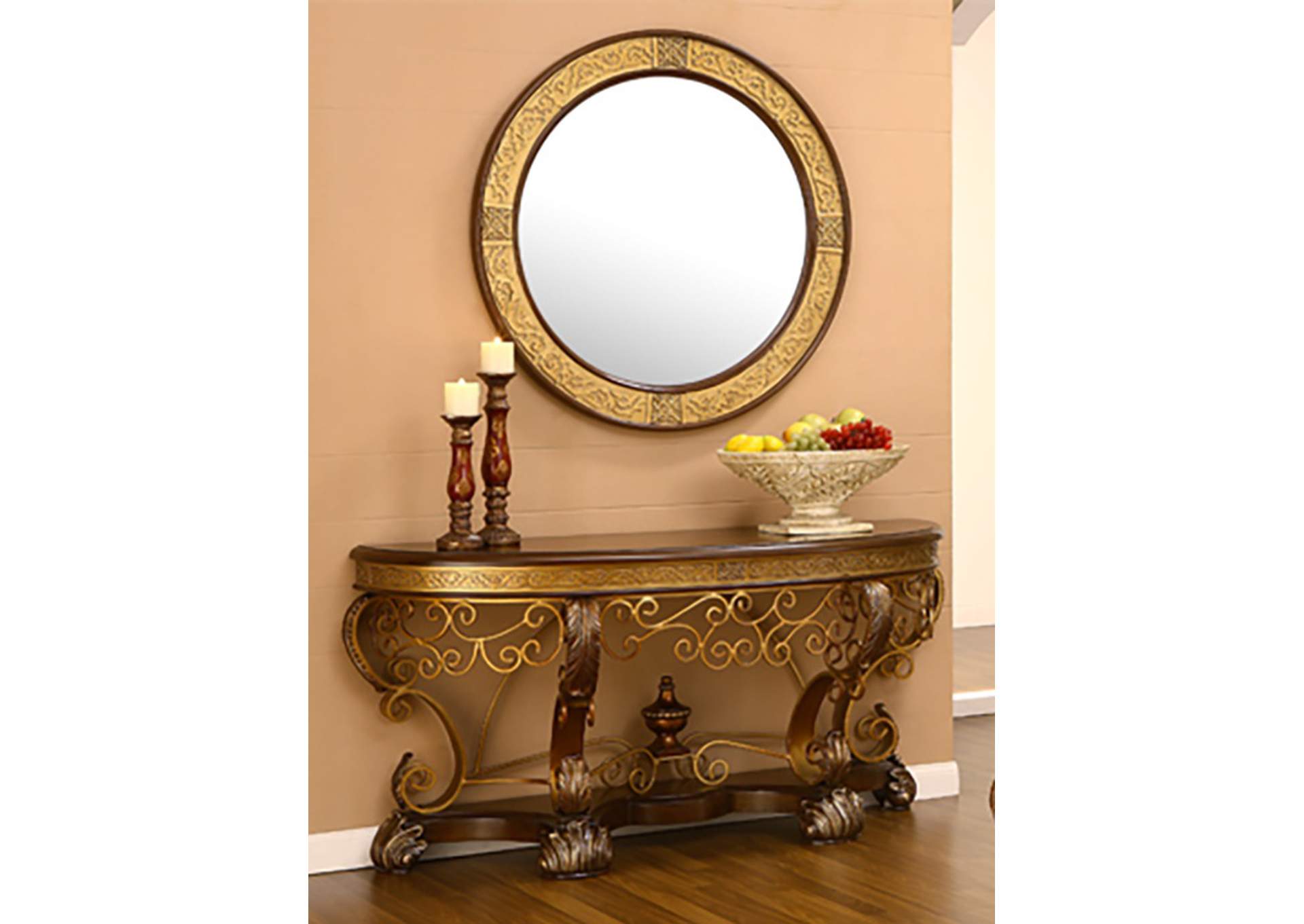 Console Table W/ Mirror,Homey Design