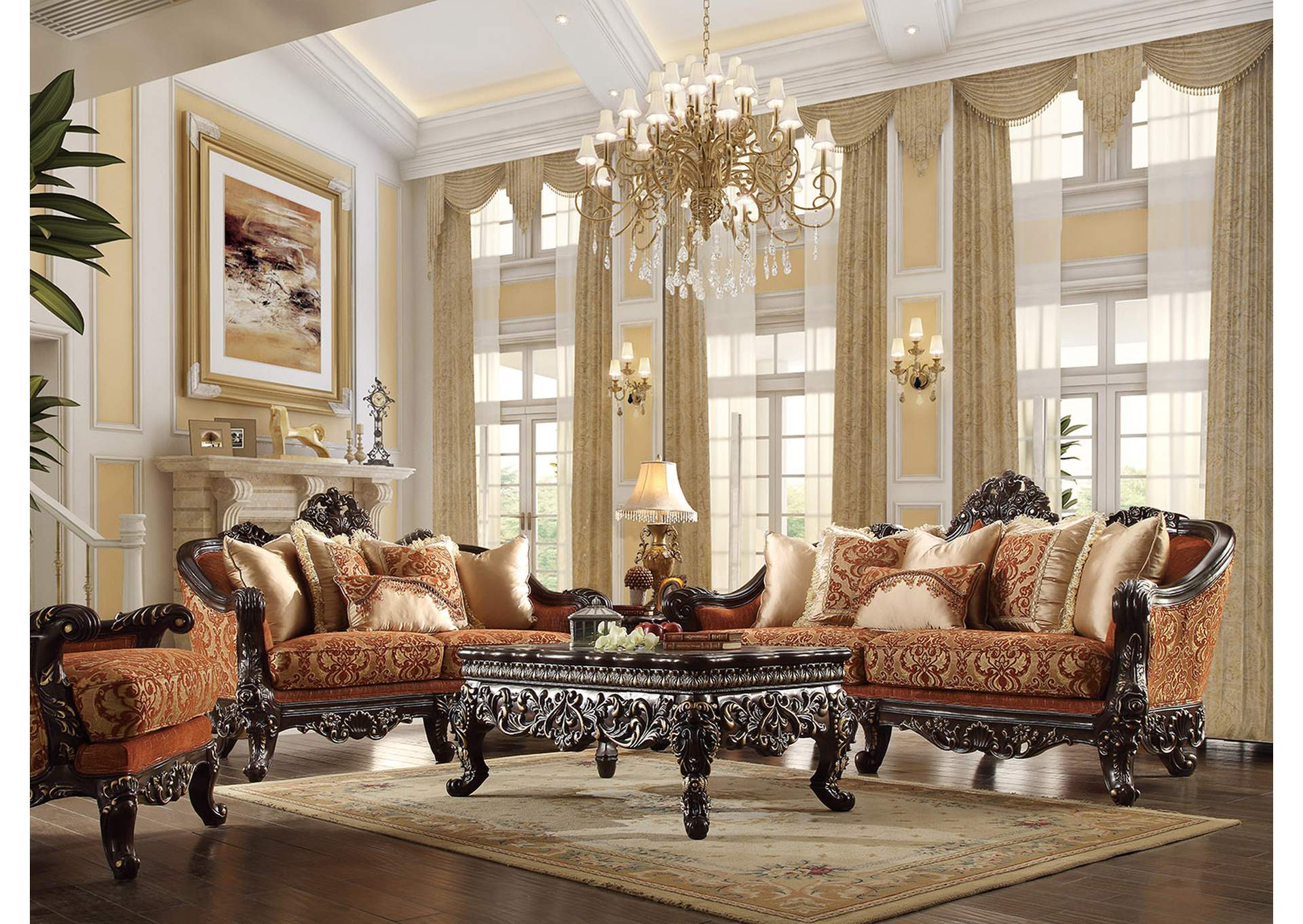 3 Piece Sofa Set,Homey Design