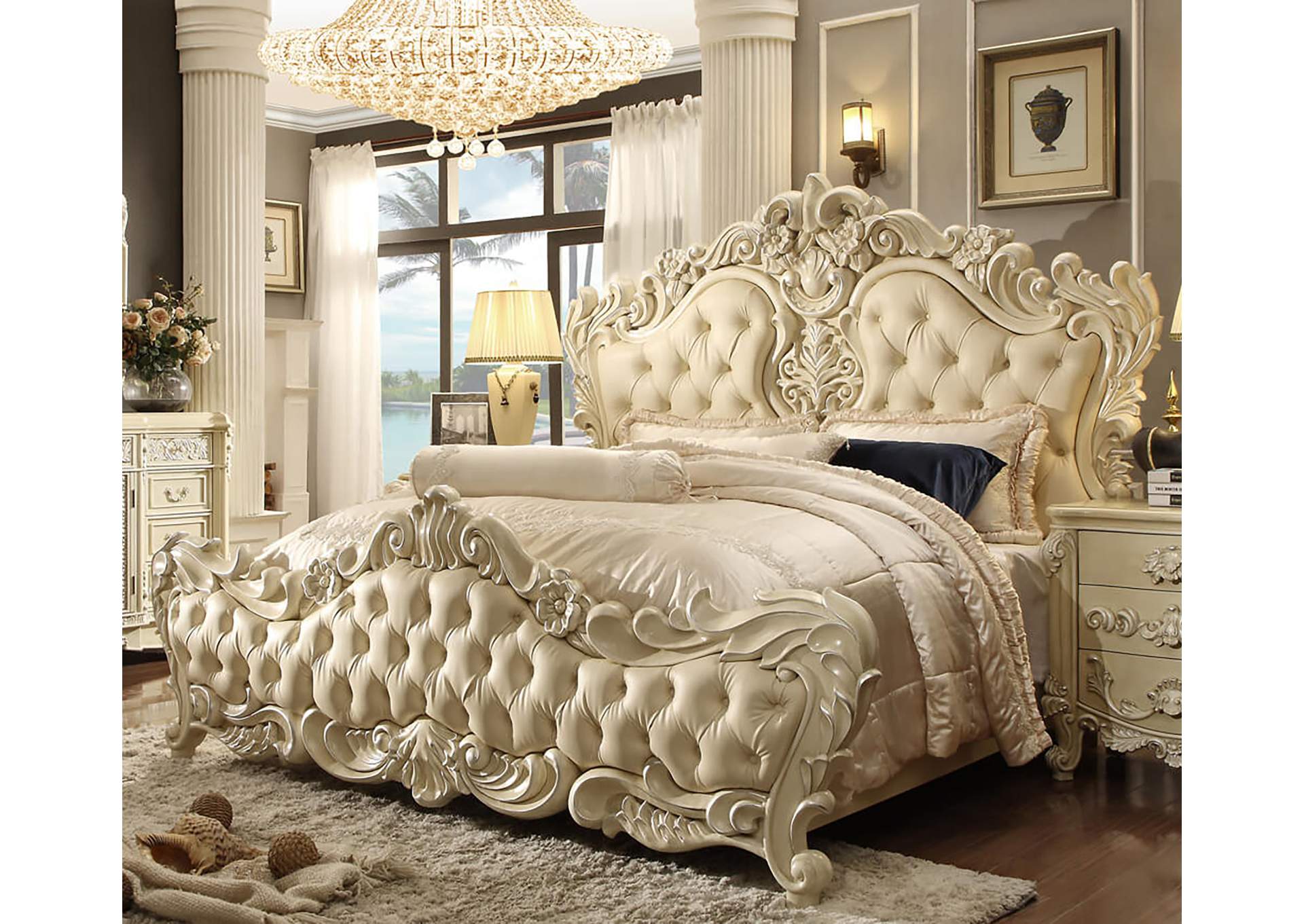 Newberry Ii (Cream) California King Bed,Homey Design