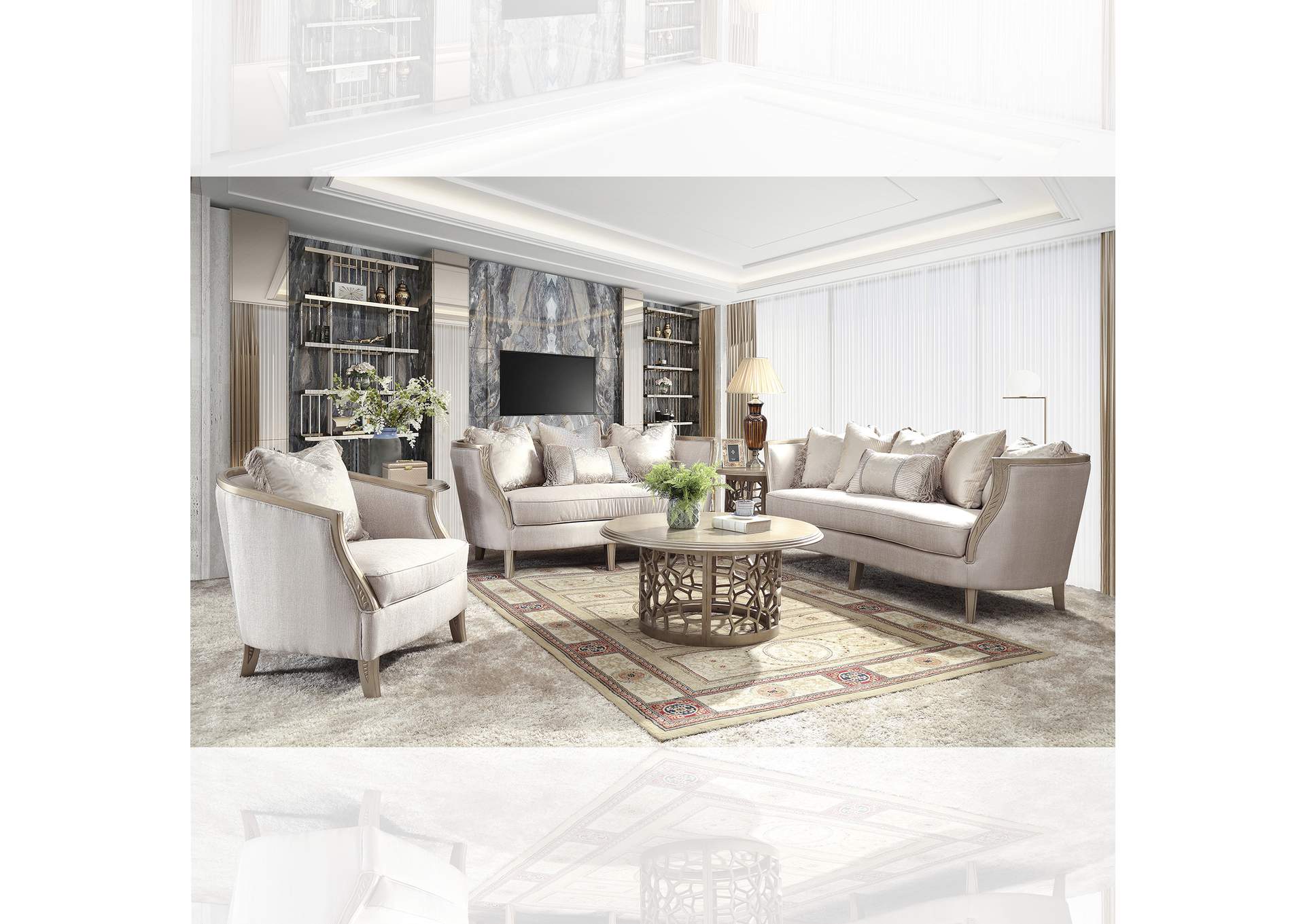3 Piece Sofa Set,Homey Design